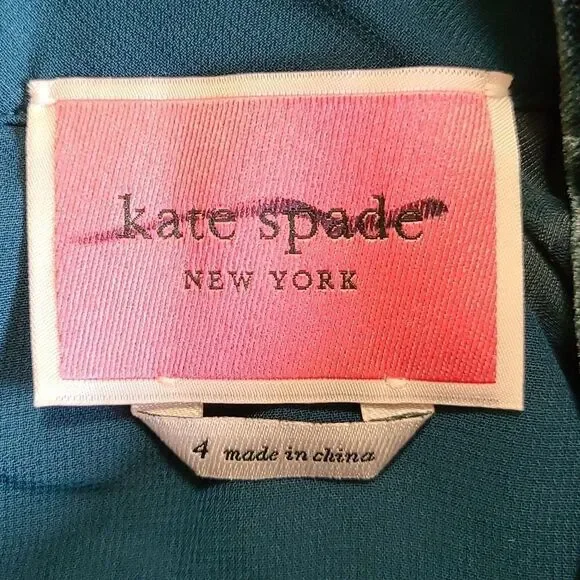 Katespade Clover Velvet dress - Picture 6 of 11